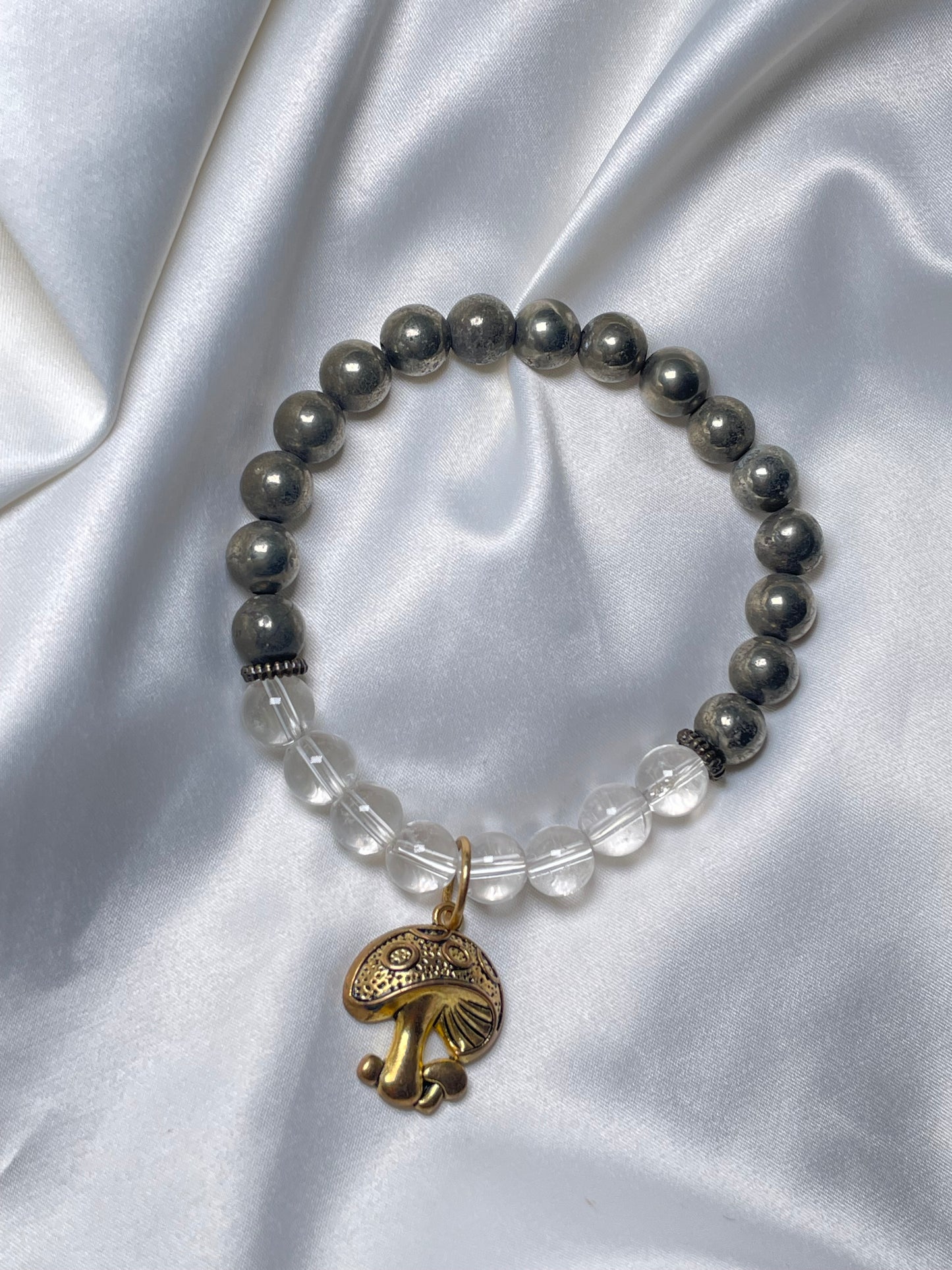 Clear Quartz|Pyrite